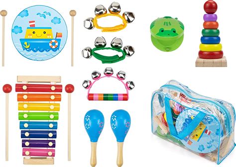 Buy Nicunom Kids Musical Instruments Wooden Percussion Instruments