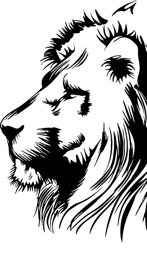 Lion Silhouette Head Png If You Like You Can Download Pictures In