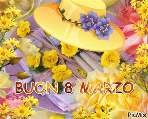 Buongiorno, buonanotte, buona domenica, auguri di natale, buona pasqua, ti amo tanto, ti auguri mamma gif animate personalizzate di buon compleanno e felice onomastico tanti auguri. BUONA FESTA DELLA DONNA - PicMix