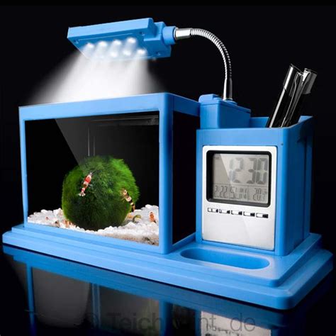 The smart and compact design allows this mini usb table fan to be placed anywhere on the table or on any other flat surface, suitable for your home, office, or wherever you choose. Schreibtisch aquarium - Bürozubehör