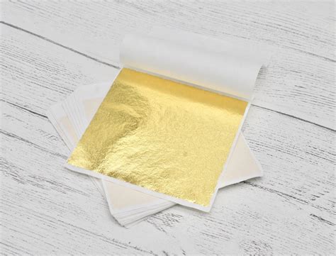 Gold Leaf Foil Sheets For Crafts Resin Scrapbooking Etsy Australia