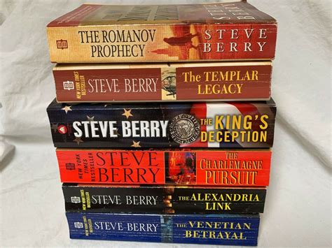 Steve Berry 6 Book Lot Historical Fiction Incl Cotton Malone Templar