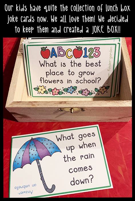 Pack A Warm Spring Smile In Your Lunch Box With These Fun Joke Cards By