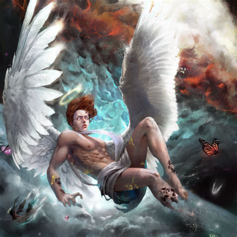 Fallen Angel By KartStudioDigi On DeviantArt Fallen Angel Art Fallen Angel Tattoo Pintura