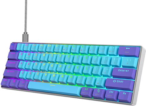 Buy Ussixchare Gk61 Mechanical Keyboard 60 Percent Sk61 60 Mini Rgb