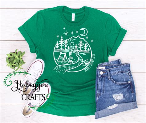 Camp Themed Troop Shirt Etsy Girl Scout Shirts Girl Scout Leader