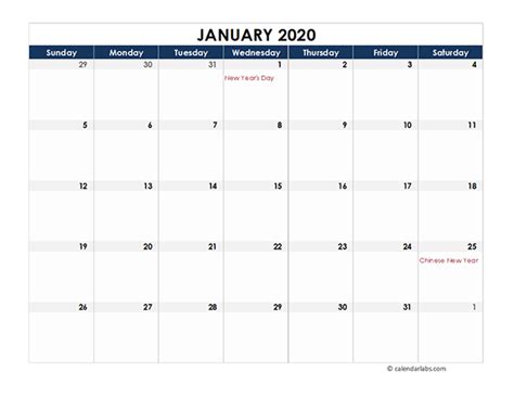 2020 Indonesia Calendar Spreadsheet Template Free Printable Templates