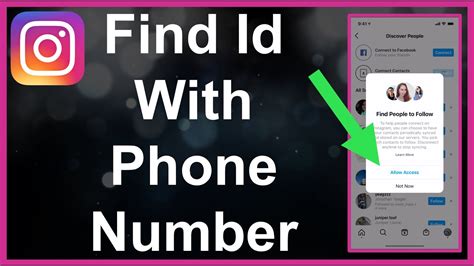 Find Instagram Id Using Phone Number Youtube