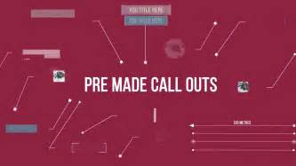 Call Outs Design Pack After Effects Templates Motion Array