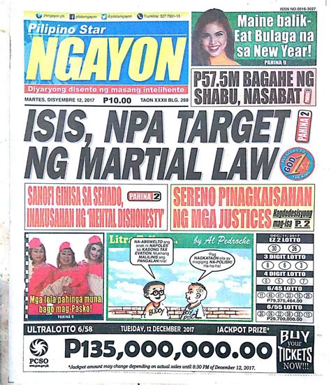 Ang Unang Pahina Ng Mga Tabloid Tabloid Pilipinas