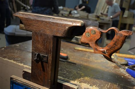 Saw Sharpening Vise In Oak Paul Sellersblog Best Woodworking Tools