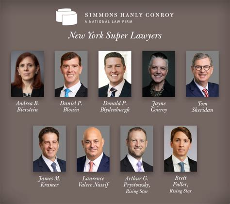 Simmons Hanly Conroy Attorneys Named 2021 New York Metro Super Lawyers