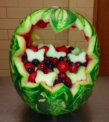 Deliciously Fun Watermelon Carvings From Dallas Isd Fruit Carving