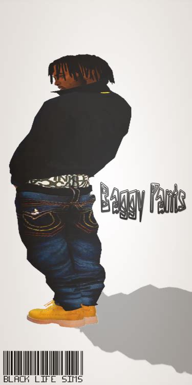 Blvcklifesimz Baggy Jeans Sims 4 Male Clothes Sims 4