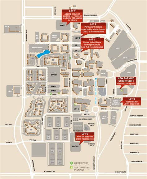 Construction Projects To Alter Parking Routines On Campus News Center