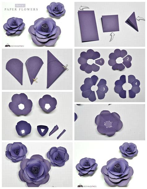 How To Make Paper Flowers Flor De Papel Tutorial Flores De Papel Diy