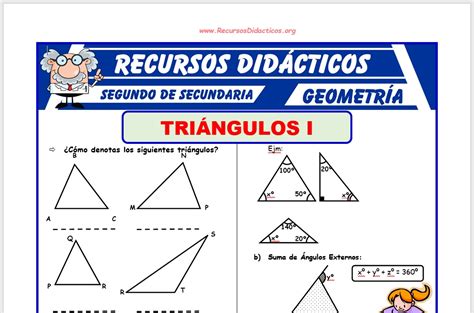 Construcción De Triángulos Y Polígonos Regulares Para Segundo Grado
