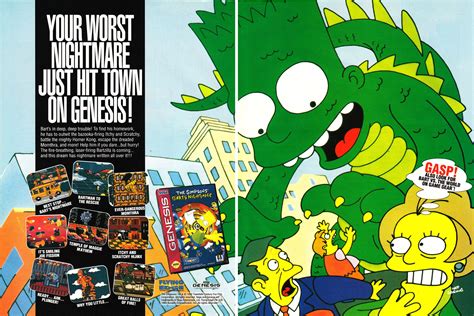 Video Game Ad Of The Day The Simpsons Barts Nightmare