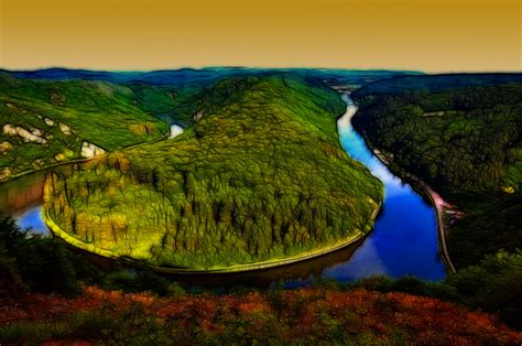Bilder finden, die zum begriff saarschleife passen. Saarschleife Foto & Bild | landschaft, bach, fluss & see ...