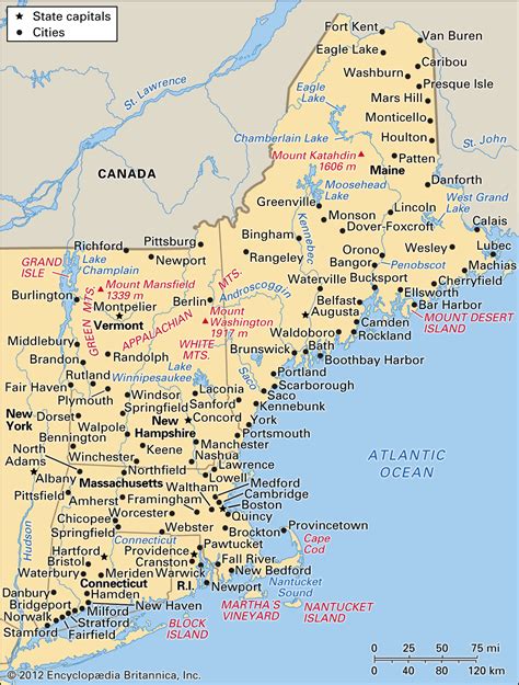 New England History States Map And Facts Britannica