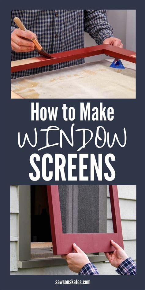 How To Make Diy Wood Window Screens Free Plans Saws On Skates