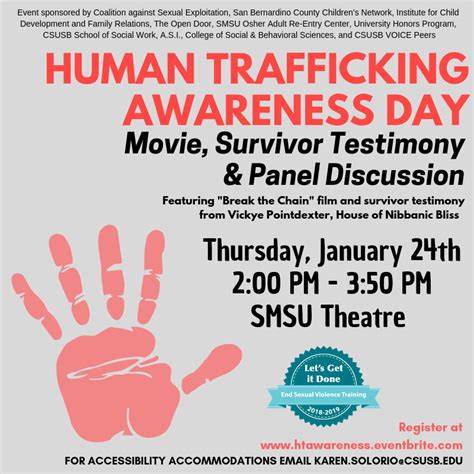 related events stop human trafficking ventura county
