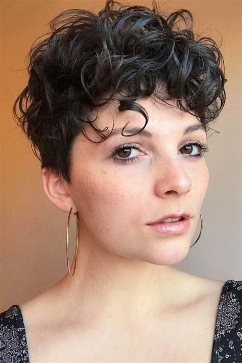 Short Curly Pixie Curly Pixie Hairstyles Haircuts For Curly Hair