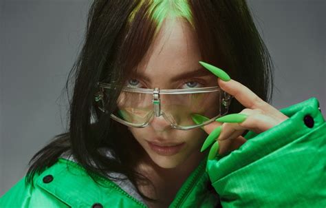 A collection of the top 33 aesthetic billie eilish computer wallpapers and backgrounds available for download for free. Wallpaper glasses, nails, celebrity, Singer, Billie Eilish ...