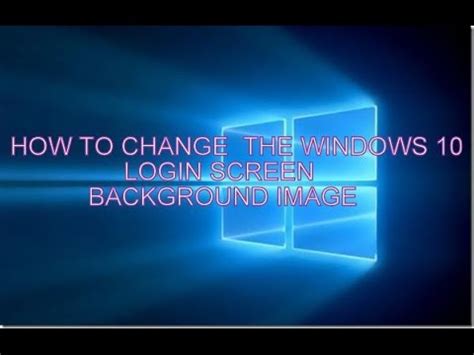 Select start > settings > personalization > background, and then select a picture, solid color, or create a slideshow of pictures. HOW TO CHANGE LOGIN BACKGROUND IMAGE OF WINDOWS 10 EASILY ...