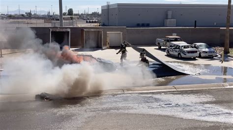 Valley firefighters try new tools to put out electric car fires