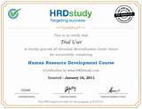 Photos of Human Resources Certification Online Programs