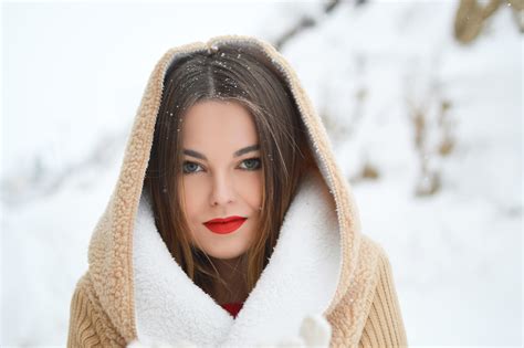 Hình ảnh Miễn Phí Cô Gái Xinh đẹp Mùa đông Người Phụ Nữ Mô Hình ảnh Lạnh Phải đối Mặt