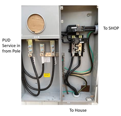 Electrical Splitting Service To Two Panels With The