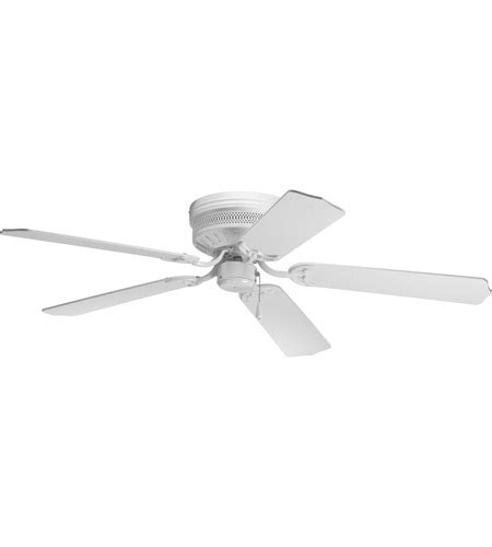 I compare fan design to lighting design: Progress P2525-30 AirPro 52 inch White Hugger Ceiling Fan