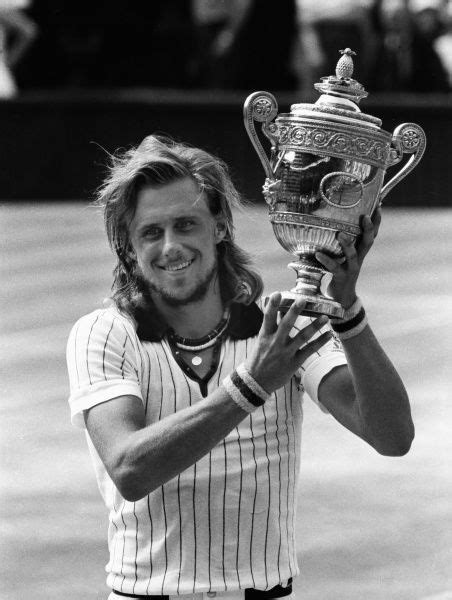 The dominant player in the late 1970s, borg won five consecutive men's singles titles at wimbledon. 1976 Wimbledon Champion Bjorn Borg (5128757) Poster Print
