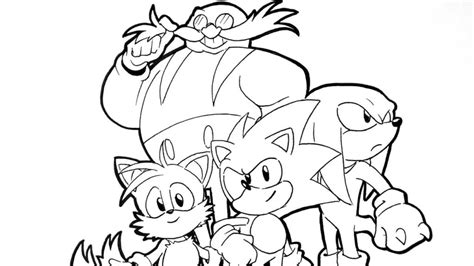 Dibujos Para Colorear De Sonic Y Sus Amigos Az Dibujos Para Colorear