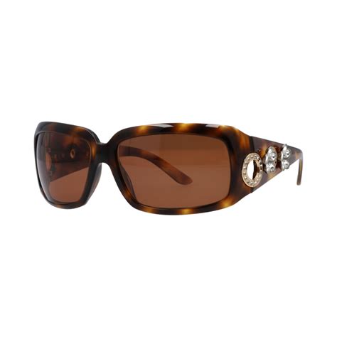 Bvlgari Crystal Sunglasses 857 B Tortoise Luxity