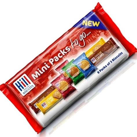 Hills 8pk X 3 Biscuits Mini Packs To Go 254g X 12 Freemans Confectionery