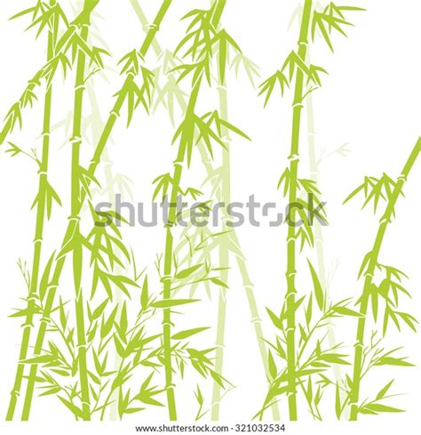 arrière plan vectoriel avec tiges de bambou image vectorielle de