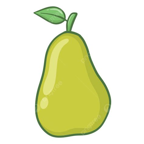 Cartoon Fruit Pears Pear Fruit Fresh Png Transparent Clipart Image