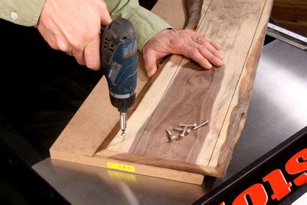 Once you know your lumber size you're going to want to cut it to size. Straight Cutting a Curved Edge - Woodworker's Journal