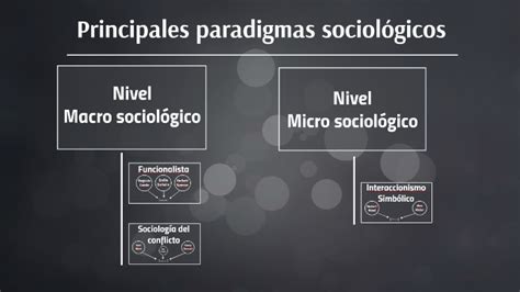 Principales Paradigmas Sociológicos By Daniel Matute
