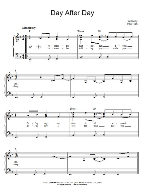 Badfinger Day After Day Sheet Music Pdf Notes Chords Rock Score
