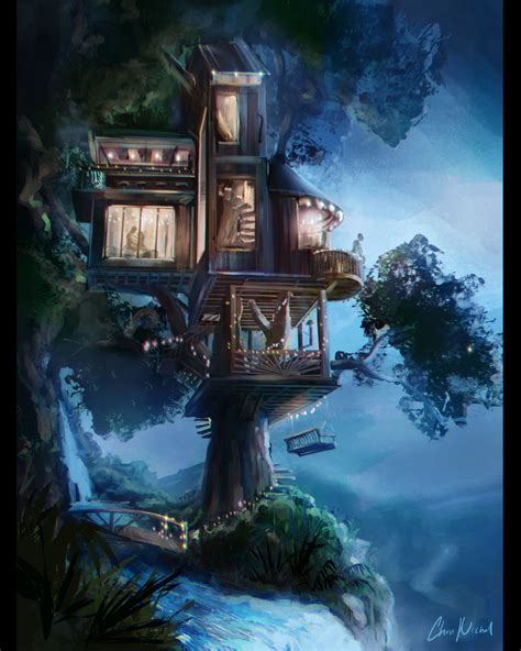 Artstation I Dreamt Of A Treehouse