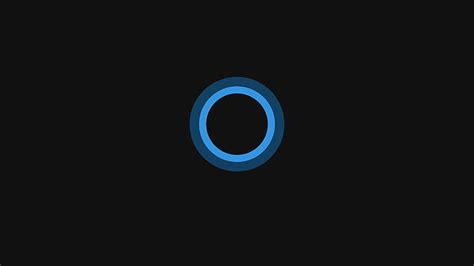 Hd Wallpaper Cortana Computer Minimalism Minimalist Logo Hd 4k