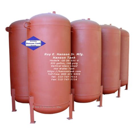 GS 36 335 V 335 Gallon 160 Psig Hot Water Storage Tank For Sale CALL