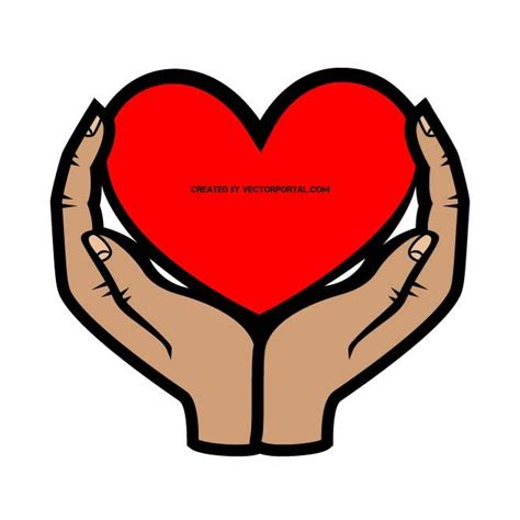 Heart In Hands Clipart Free Download On Clipartmag