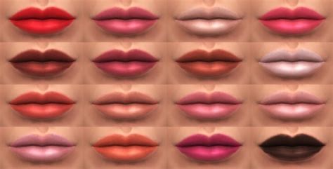Lipstick Equality For Everyone By Theonlyzac At Mod The Sims Sims 4