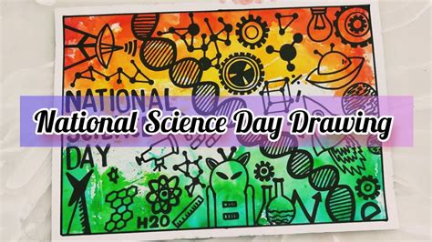 National Science Day Drawingnational Science Day Posterscience Day