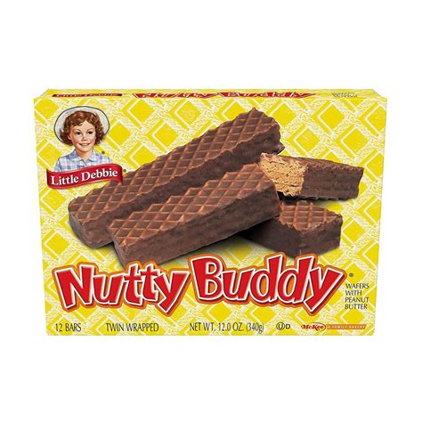 Little Debbie Nutty Buddy Wafer Bars 10 Boxes Of Twin Wrapped Wafers